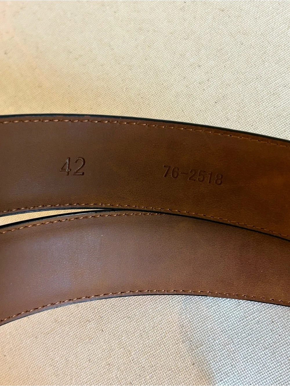 Johnston & Murphy New Without Tags Black Leather Belt with Silver Buckle 42